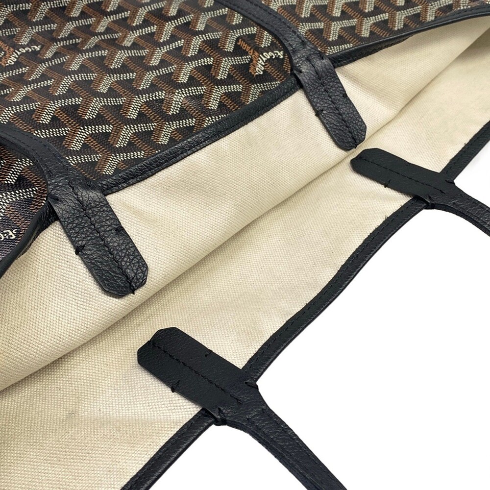 Goyard Saint Louis Pm Black Coated #351055G19B - Picture 15 of 15